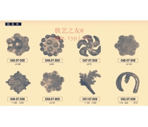 鐵藝裝飾花葉配件